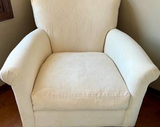 Cool White Crate & Barrel Chair