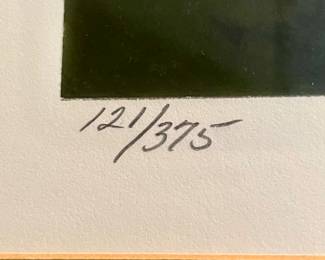 Signed and Numbered "Tuscan Hillside II" with beautiful Frame.