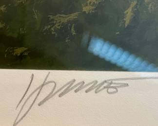 Signed and Numbered "Tuscan Hillside II" with beautiful Frame.