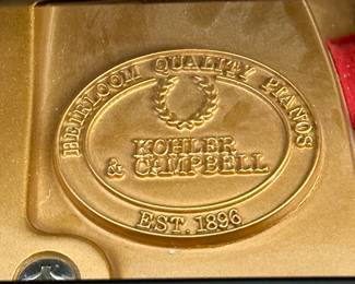 Kohler & Campbell Baby Grand Piano. Model KIG-52 with Disclavier System.
