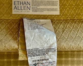 Ethan Allen Camelback Sofa