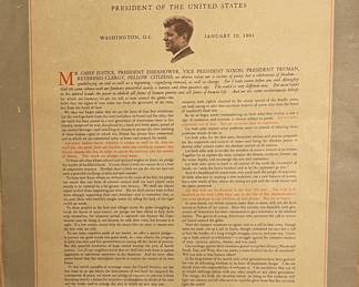 The Inaugural Address Of John Fitzgerald Kennedy Poster/Picture