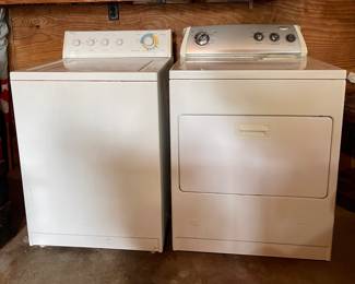 Whirlpool Washer, Whirlpool Electric Dryer