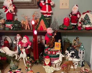 Vintage Santas, Vintage Ornaments, Christmas Decor