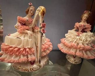 Vintage Dresden Figurines