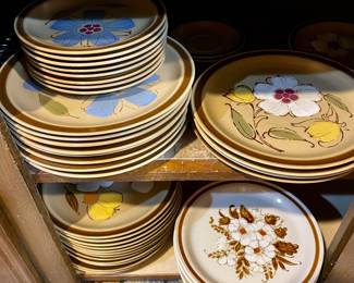 Vintage MCM Stoneware Hearthside & Colorstone Dishes 