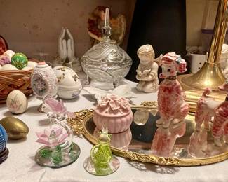 Vintage Norcrest Pink Poodle Figurines