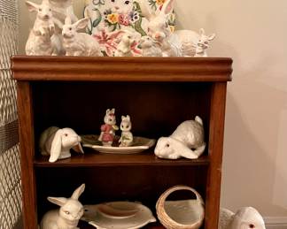 Vintage Handmade Ceramic Rabbits