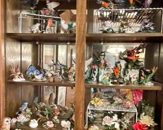 Vintage Porcelain Bird & Flower Collection-Most Lenox