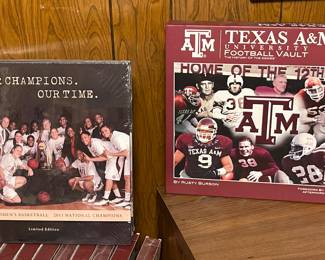 Texas A&M University Football Vault Book by Rusty Burson, “Our Champions. Our Time.” Book about 2011 Women’s Basketball National Champions-New