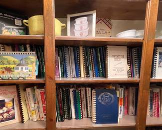 Vintage Cookbook Collection.  Most are church or community cookbooks!