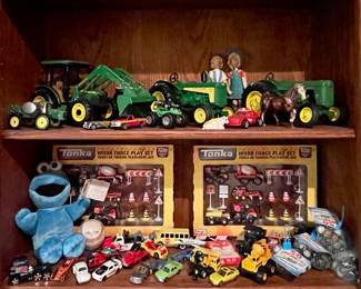 John Deere Toys, Tonka Play Sets, Marbles