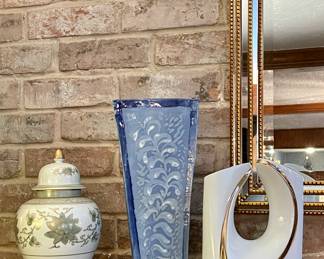 Artist’s Vase, Colani design-Italy-Victor Colani, , Andrea by Sadek Handpainted Ginger Jar