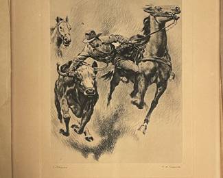 Bulldogging By R.H. Palenske