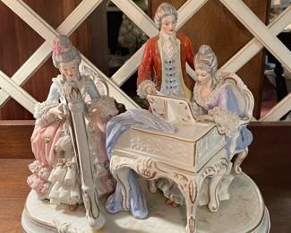 Dresden Porcelain Figural Musical Group