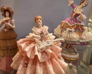 Vintage Dresden Figurines 