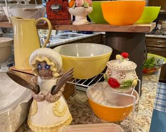 Pyrex, Fire King, Retro 60’s Metal Goodies Candy, Gum Dispenser 