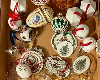 Vintage Ornaments, Spode Ornaments