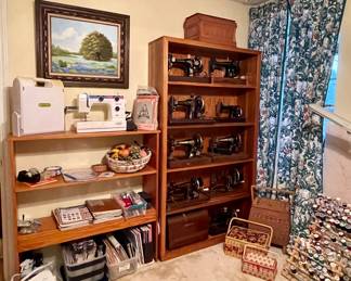 Antique Sewing Machine Collection and Sewing Notions