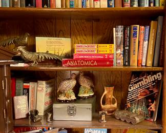 Brass Bird Figures, Travel Brochures