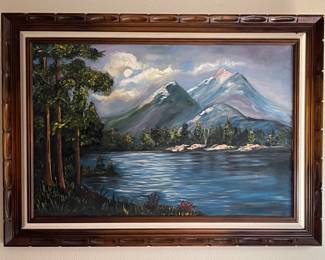 Framed Original Painting signed by Artist