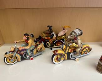 More ROBERT SHIELDS signed art sculptures