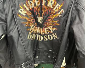 HARLEY DAVIDSON leather jacket. "RIDEFREE"