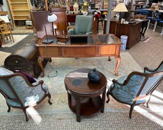 Overview photo of desk area