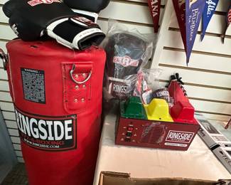 Step into the ring!  RINGSIDE SPARMATE timer, Boxing bag and gloves!