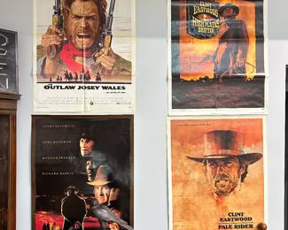 Original Clint Eastwood movie, posters