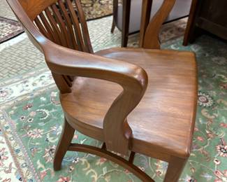 Quality, excellent condition wood chair by the BL MARBLE chair company