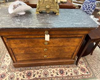 Marble top cabinet 