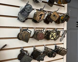 Belt buckle collection
 there are some “Tech Esther”
