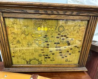 HOWARD MILLER World Time  - Scale of Miles at the Equator