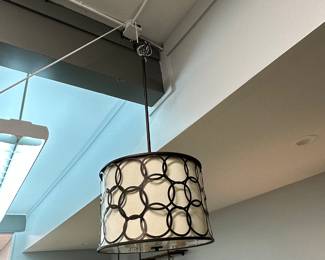 Suspended modern chandelier