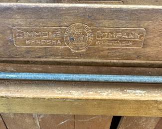 SIMMONS & COMPANY folding chairs from Kenosha, Wisconsin