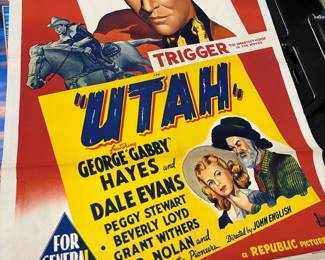 ROY ROGERS vintage movie poster - lots more vintage movie posters coming 