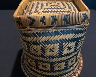 Cherokee Indian River Cane Basket