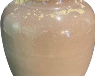 Lavender/Gray Glazed Ceramic Pottery Marked Pine Ridge