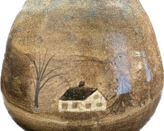 Original Pottery Vase By HILTON