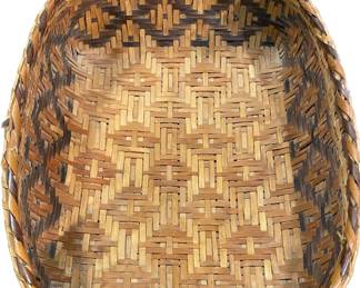 Cherokee Indian River Cane Basket