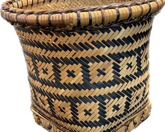 Cherokee Indian River Cane Basket