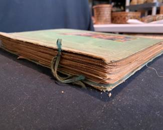 Incredible! Vintage 1933 Scrapbook - Sioux Indians + Pine Ridge Reservation | 27 double-sided pages containing original photographs, artwork, captions and more