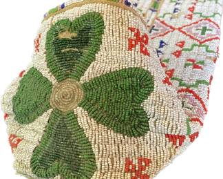 Sioux Indian Beaded Cradle Board