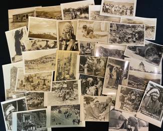 Large Collection of Vintage Photograph Style Postcards