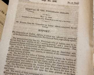 Collection of Historic Documents Relating to Native Americans