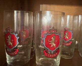 STROHS BREWERY GLASSES