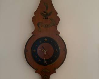 VINTAGE TEL CITY CLOCK WOODEN