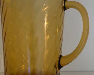 VINTAGE GOLDEN PITCHER