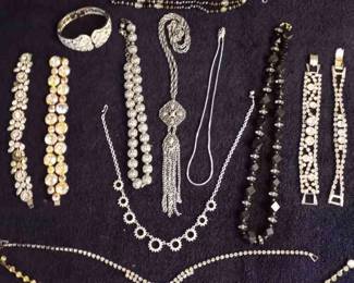 Black And Silver Tone Jewelry 